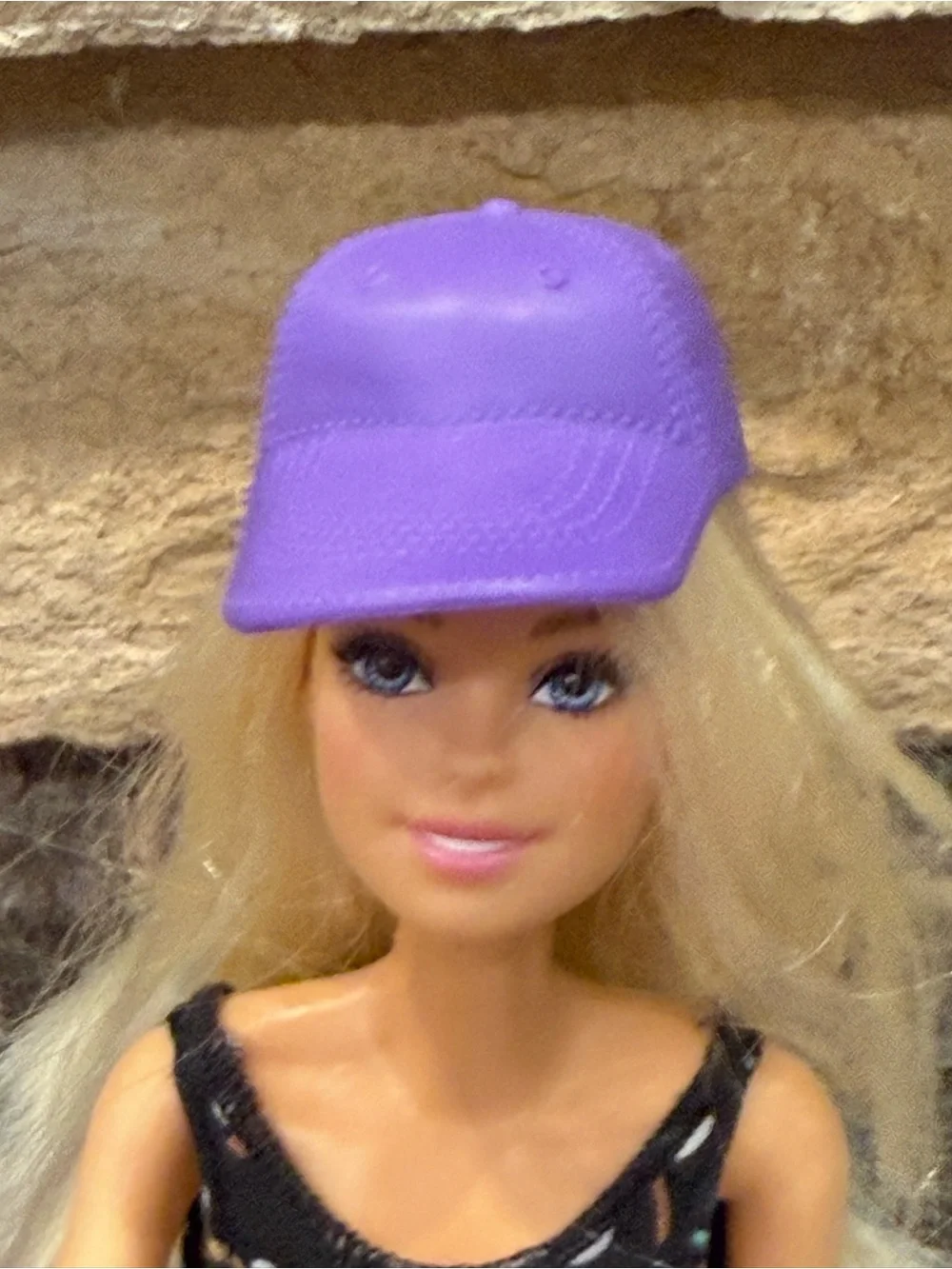 Barbie purple baseball hat